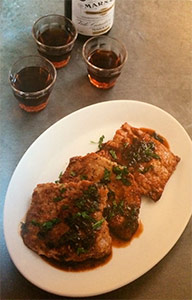 Veal scallops with Marsala (Scaloppine di Vitello al Marsala)