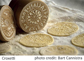 Croxetti -- Photo credit: Bart Cannistra